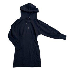 ba&sh Designer Lady Dress Women's XS Hooded Sweater Black Long Sleeve Cuffed‌‌‌